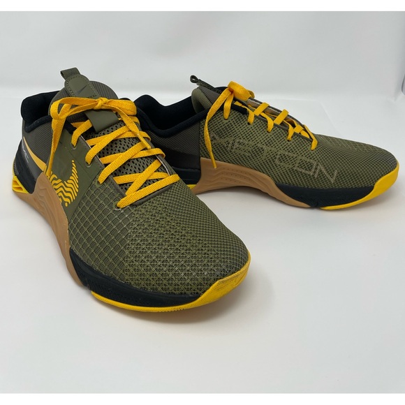Nike Other - Nike Olive Green and Yellow Men's Athletic Shoes